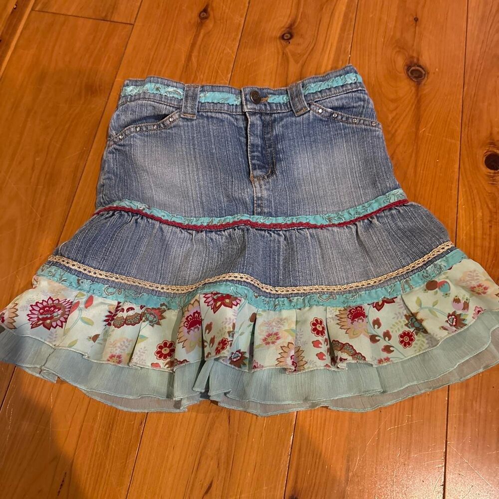 Vintage Mary-Kate and Ashley girls denim skirt